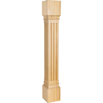 Corner Post with Fluted Styling, 35-1/2"H x 5"D - image 1