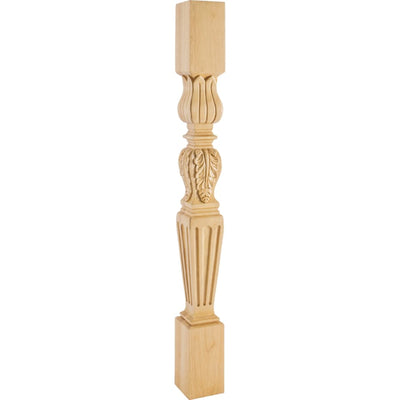 Corner Post with Fluted Acanthus Styling, 35-1/2"H x 3-1/2"D - image 1