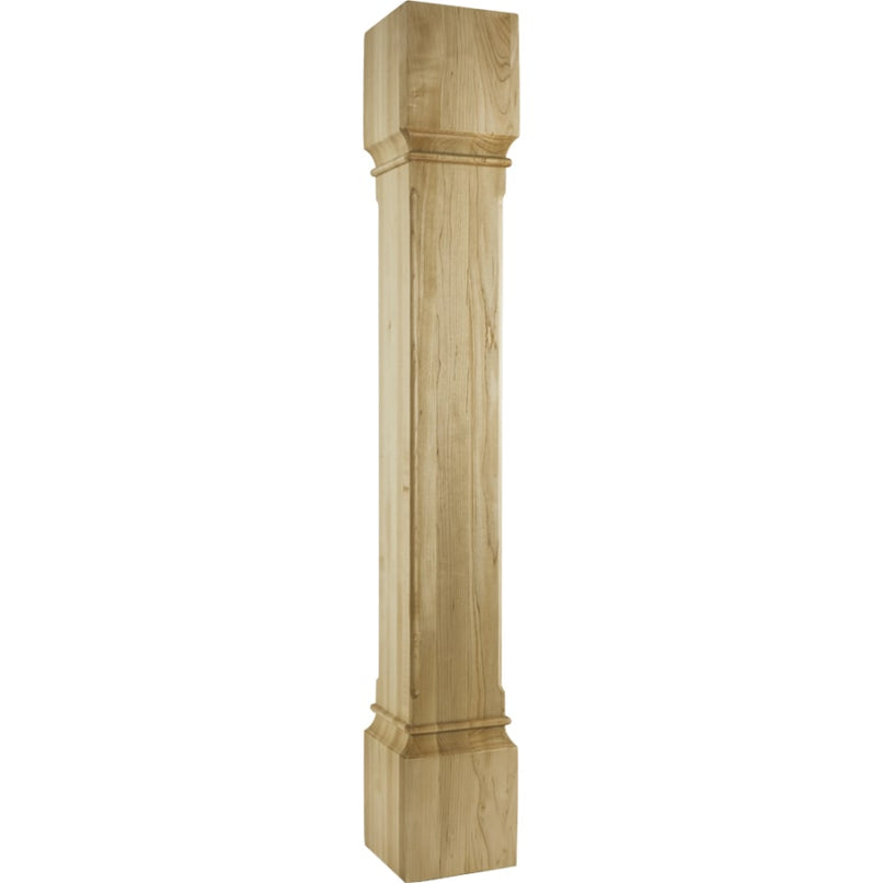 Corner Post with Fluted Edge Styling, 42"H x 6"D - image 1