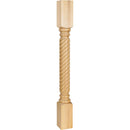 Corner Post with Rope Styling, 35-1/2"H x 3-1/2"D - image 1