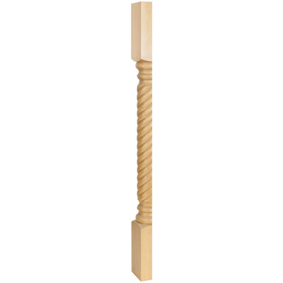 Corner Post with Rope Split Styling, 35-1/2"H x 1-3/4"D - image 1