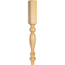 35-1/2" Tall Tapered Smooth Furniture Leg - image 1