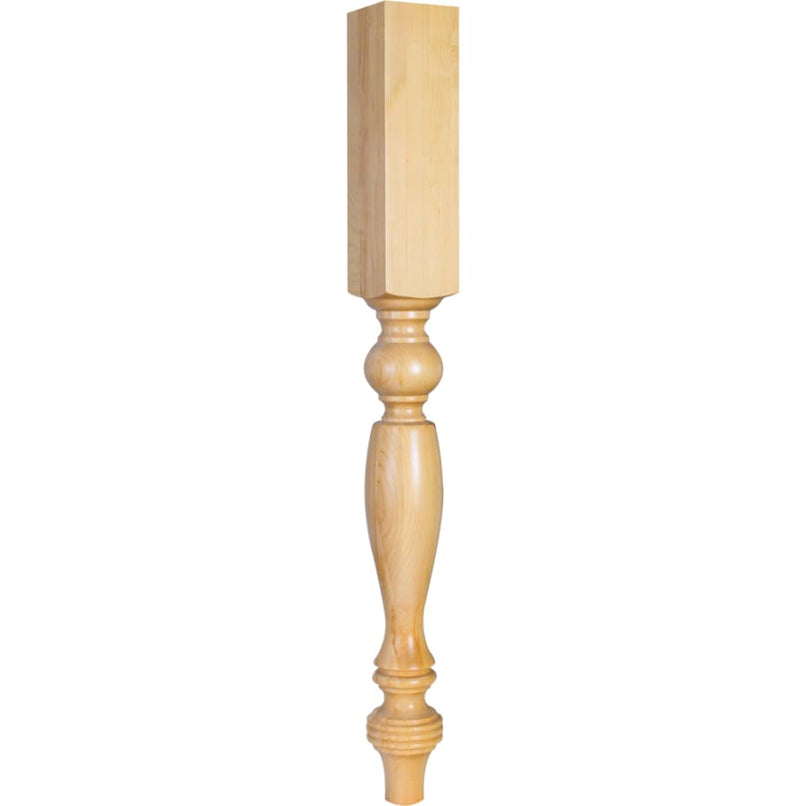 35-1/2" Tall Tapered Smooth Furniture Leg - image 1