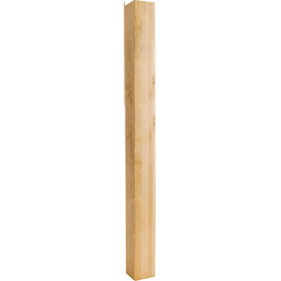 3-1/2" W x 3-1/2" D x 42" H White Oak Square Post - image 1