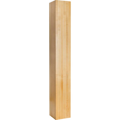 5" W x 5" D x 35-1/2" H White Oak Plain Square Post - image 1