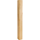 3-1/2" W x 3-1/2" D x 35-1/2" H White Oak Plain Square Post - image 1