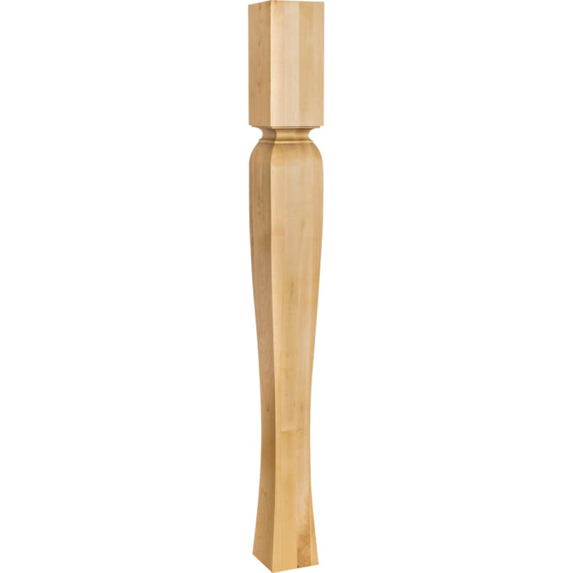 Corner Post with Tapered Arts & Crafts Styling, 35-1/2"H x 3-1/2"D - image 1