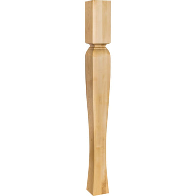 Corner Post with Tapered Arts & Crafts Styling, 35-1/2"H x 3-1/2"D - image 1