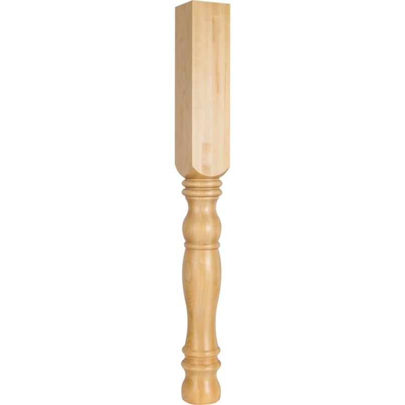 35-1/2" Tall Turned Furniture Leg - image 1