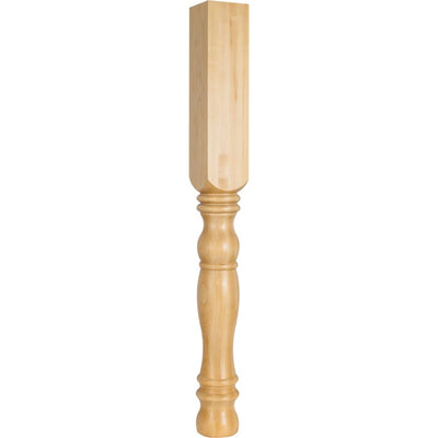 35-1/2" Tall Turned Furniture Leg - image 1