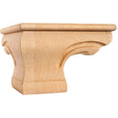 Pedestal Foot with Decorative Styling, 4-1/2"H x 6-3/4"W x 6-3/4"D - image 1