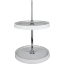 18 Inch Full Circle Lazy Susan Two Shelf Set with Metal Hubs - image 1