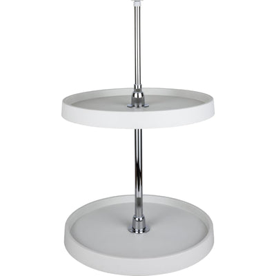 28 Inch Full Circle Lazy Susan Two Shelf Set with Metal Hubs - image 1