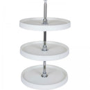 18 Inch Full Circle Lazy Susan Three Shelf Set with Metal Hubs - image 1