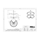 24" Diameter Pie Cut Two Shelf Kidney Lazy Susan with Adjustable Height Shelves - image 3