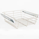 6" Tall Closet Pull Out Wire Basket with Full Extension Slides for 18"W x 14"D Closet Spaces or Cabinet - image 1