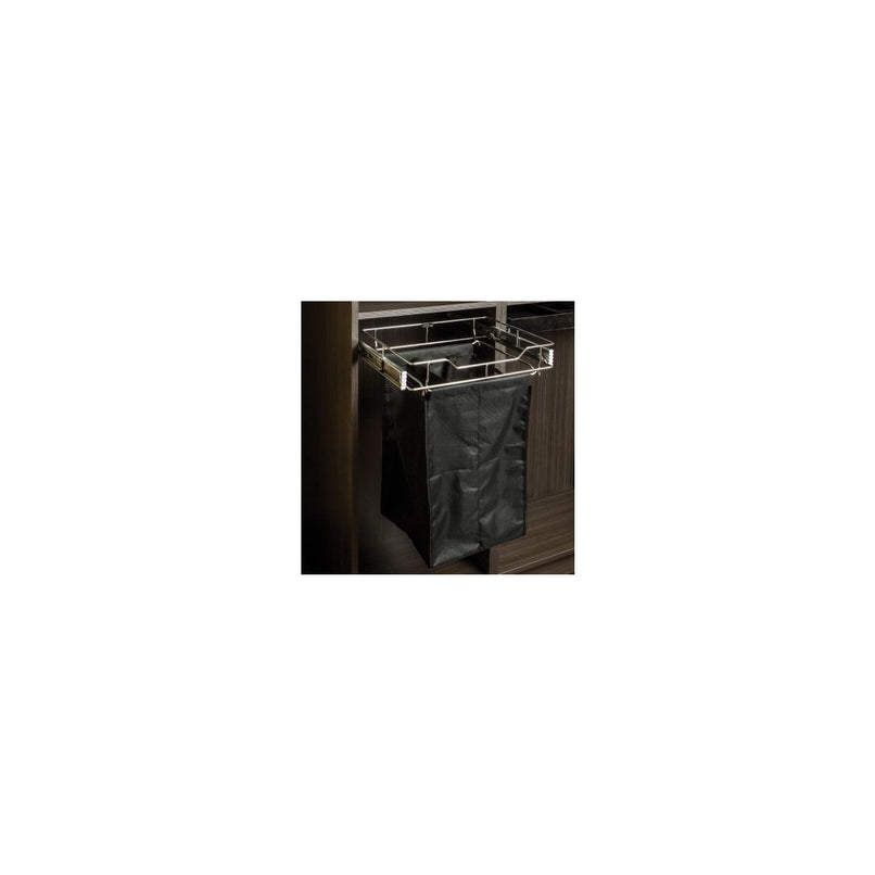 23 Inch Wide Top Mount Base Cabinet Pull Out Cloth Hamper - image 1