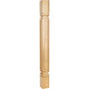 3-3/4" W x 3-3/4" D x 35-1/2" H White Oak Square Mission Post - image 1