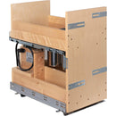 Powered Organizer 11" Wide Plug-In No Wiggle Bathroom Vanity Pull Out Organizer for 15" Standard Door/Drawer Base Cabinet - image 3