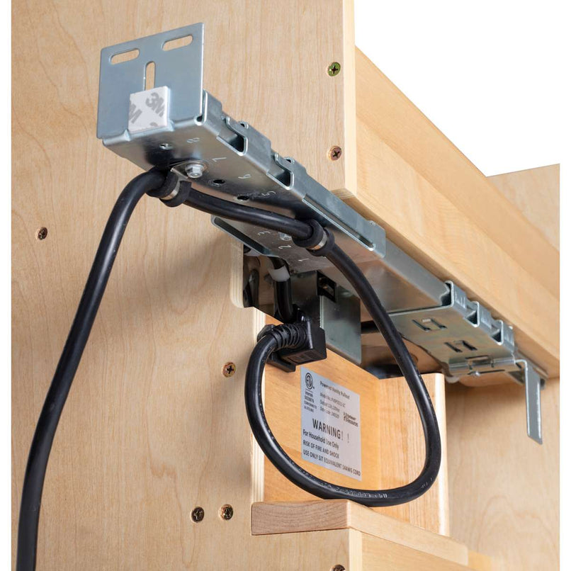 Powered Organizer 11" Wide Plug-In No Wiggle Bathroom Vanity Pull Out Organizer for 15" Standard Full Height Base Cabinet - image 5