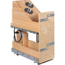 Powered Organizer 8" Wide Plug-In No Wiggle Bathroom Vanity Pull Out Organizer for 12" Standard Full Height Base Cabinet - image 4