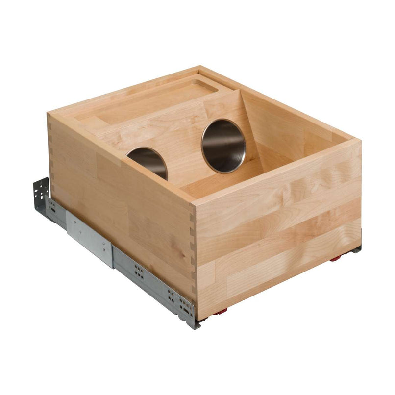 15" Wide Powered Bathroom Vanity Drawer with Outlet for 15-18" Drawers - image 3