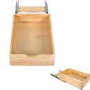 Preassembled 16-1/4 Inch Wide Soft Close Rollout Shelf System for 18 Inch Base Cabinet Openings - image 1