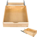 Preassembled 22-1/16 Inch Wide Soft Close Rollout Shelf System for 24 Inch Base Cabinet Openings - image 1