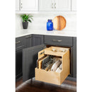 21" Wood Kitchen Cabinet Rollout Double Cookware Drawer for 24" Cabinets - image 2