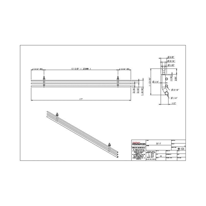 Closet System 17" Wide Wire Shoe Fence Rail for Closet Shoe Shelves / Racks - image 2