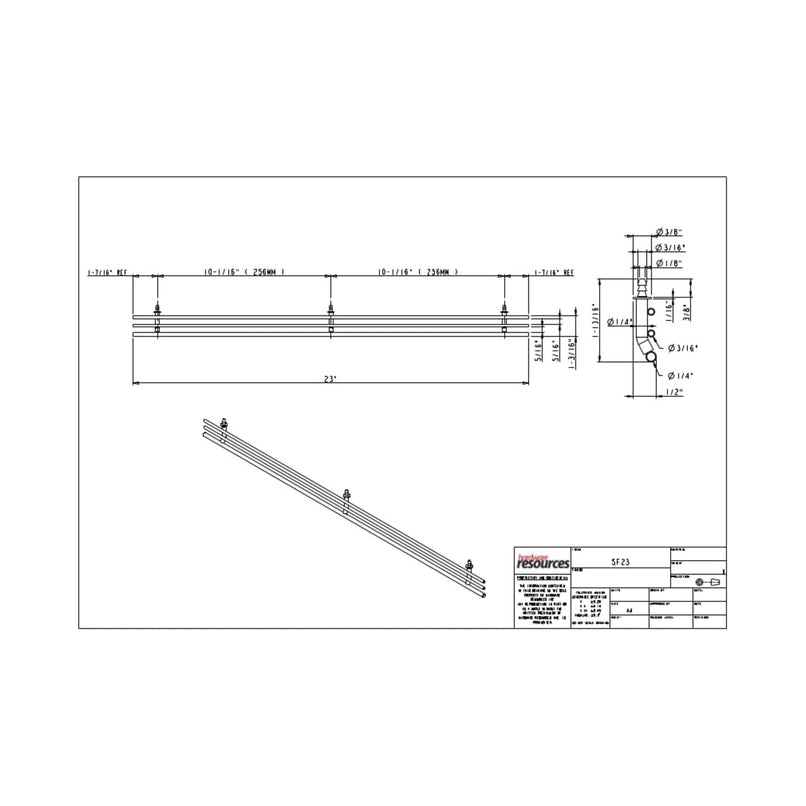 Heavy Duty 23" Wide Steel Wire Shoe Fence / Rail for Closet Shoe Racks and Shelves - image 2