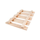 Solid Unfinished Wood 30" Wide Under Cabinet Wine Glass Stemware Rack for 12" Deep Cabinets - image 1