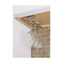 10 Inch Deep Under Cabinet Mount Wire Stemware Wine Glass Rack Holder - image 1