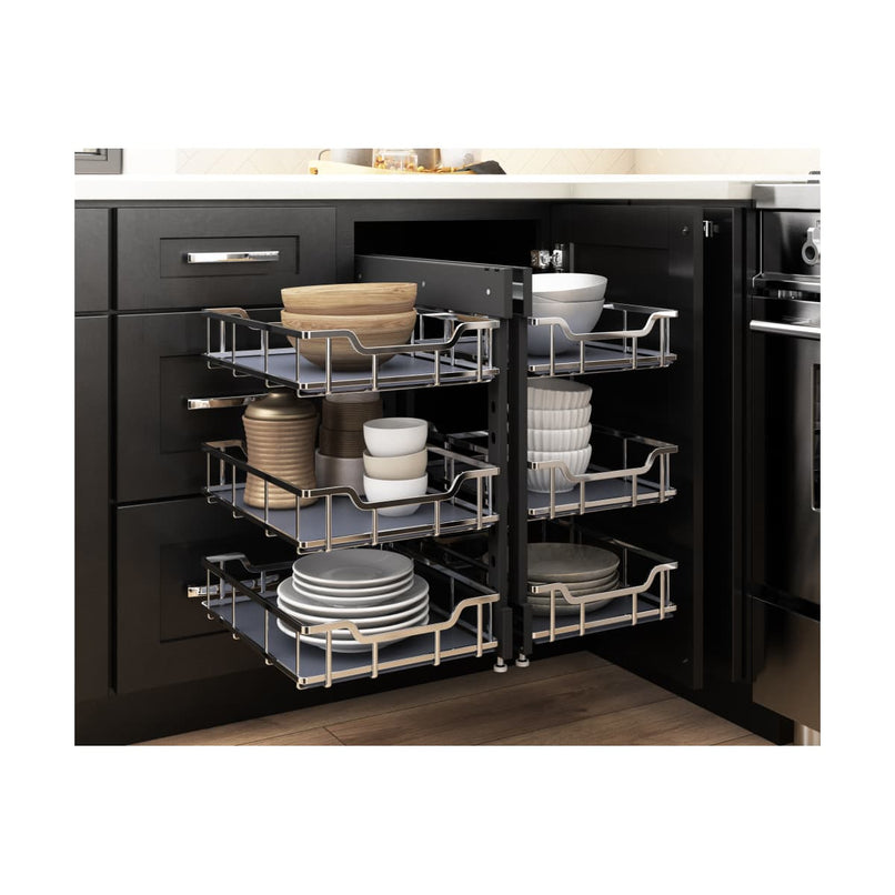 Storage With Style - 18 Inch Cabinet Baskets for Blind Corner Organizers - image 3