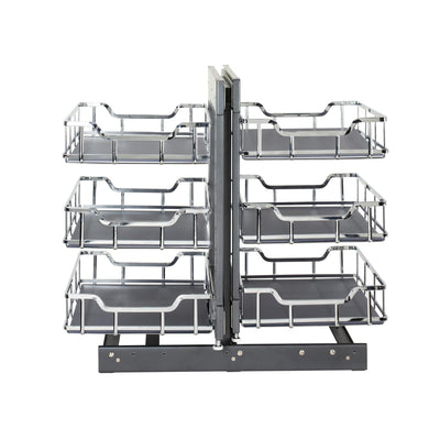 Storage With Style - Kitchen Cabinet Blind Corner Organizer for 18" Blind Corner Cabinets - image 3