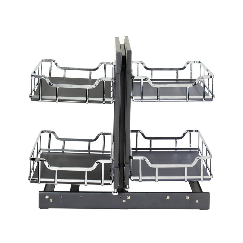 Storage With Style - Two Tier 4 Basket Blind Corner Cabinet Organizer - For 45" Blind Corner Cabinets - image 2