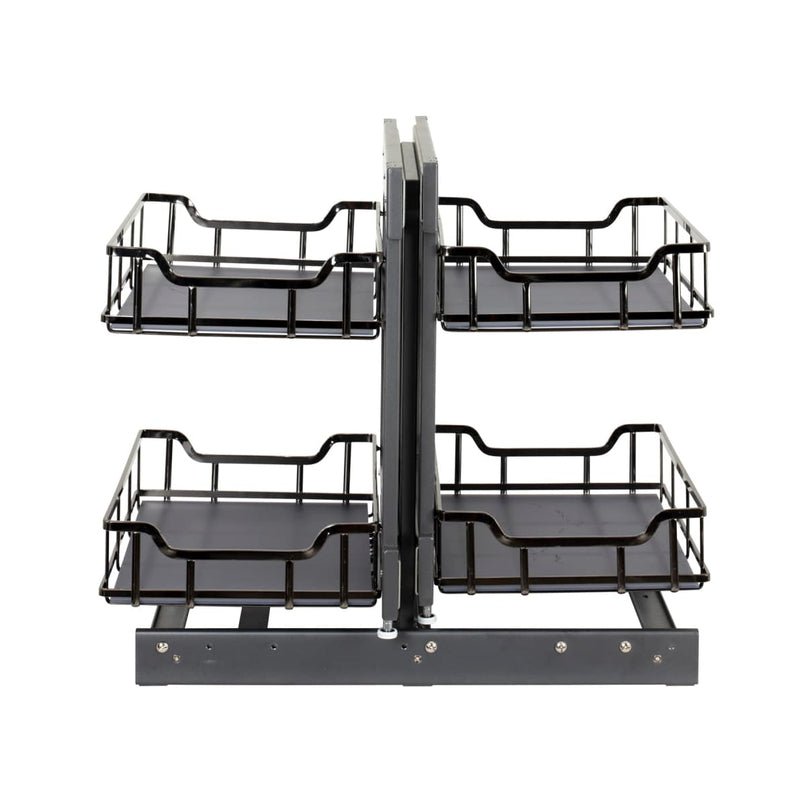 Storage With Style - Two Tier 4 Basket Blind Corner Cabinet Organizer - For 45" Blind Corner Cabinets - image 3