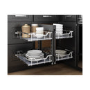 Storage With Style - Two Tier 4 Basket Blind Corner Cabinet Organizer - For 45" Blind Corner Cabinets - image 5