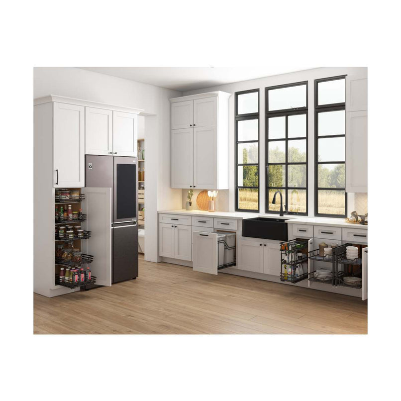 Storage With Style - Two Tier 4 Basket Blind Corner Cabinet Organizer - For 45" Blind Corner Cabinets - image 6