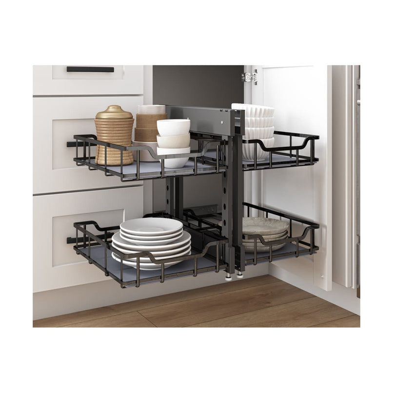 Storage With Style - Blind Corner Kitchen Cabinet Organizer for 18" Blind Corner Cabinets - image 4