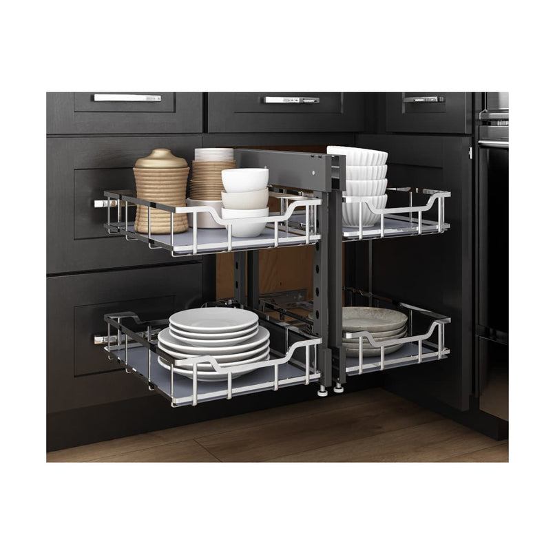 Storage With Style - Blind Corner Kitchen Cabinet Organizer for 18" Blind Corner Cabinets - image 5