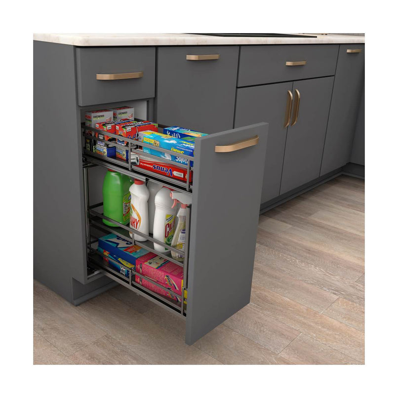 Storage with Style 5 Inch Under Drawer Base Pull Out with Soft-Close Slides - image 3