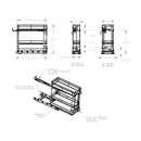 Storage with Style 8 Inch Under Drawer Base Pull Out with Soft-Close Slides - image 8