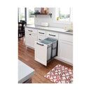 Storage with Style Bottom Mount 15"W Double 35 Qt / 8.75 Gallon Pull Out Trash Can System with Full Extension and Soft Close Slides - Bins / Cans Included - image 3