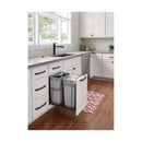 Storage with Style Bottom Mount 15"W Double 35 Qt / 8.75 Gallon Pull Out Trash Can System with Full Extension and Soft Close Slides - Bins / Cans Included - image 5