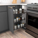 Storage with Style 21-1/2" Cabinet Shelf Rail Pilaster Kit - image 2