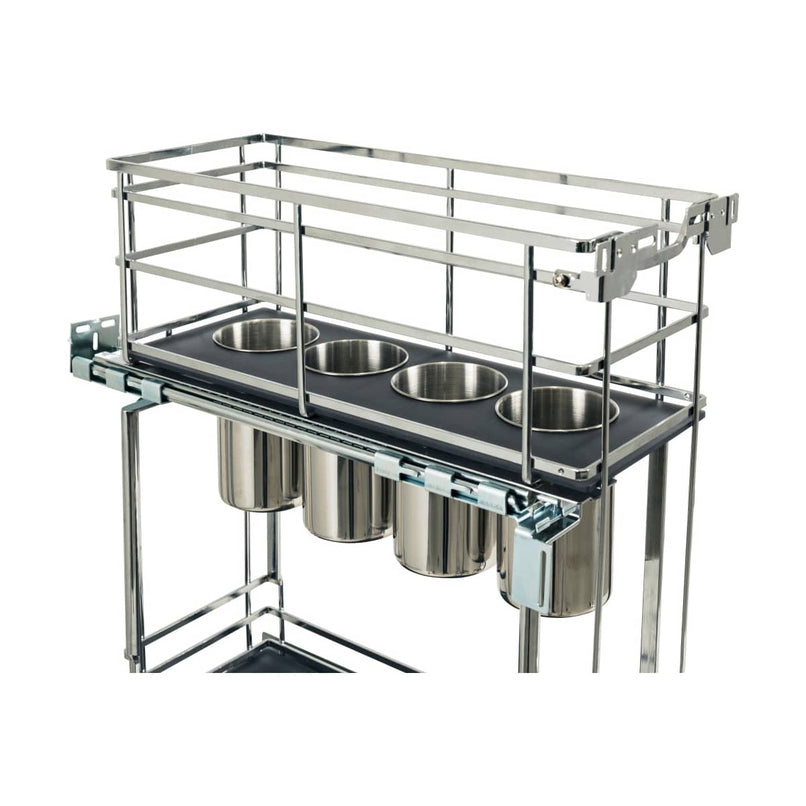 Storage with Style 8 Inch Base Cabinet Utensil Bin Storage Pull Out with Soft-Close Slides - image 2