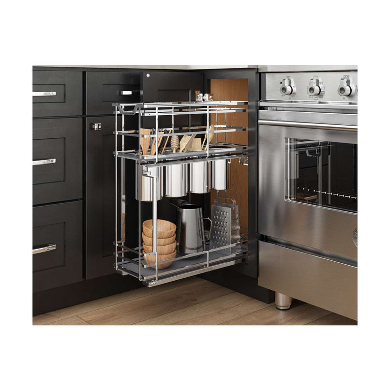 Storage with Style 8 Inch Base Cabinet Utensil Bin Storage Pull Out with Soft-Close Slides - image 6