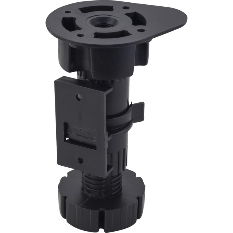 Adjustable Plastic Cabinet Foot with Snap On Toe Kick Bracket 100-170mm - image 1