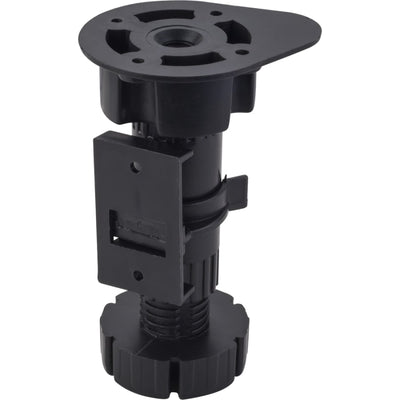 Adjustable Plastic Cabinet Foot with Snap On Toe Kick Bracket 100-170mm - image 1